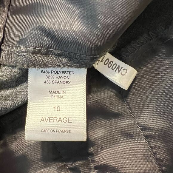 New York & company gray bootcut work pants slacks size 10 - Picture 6 of 10